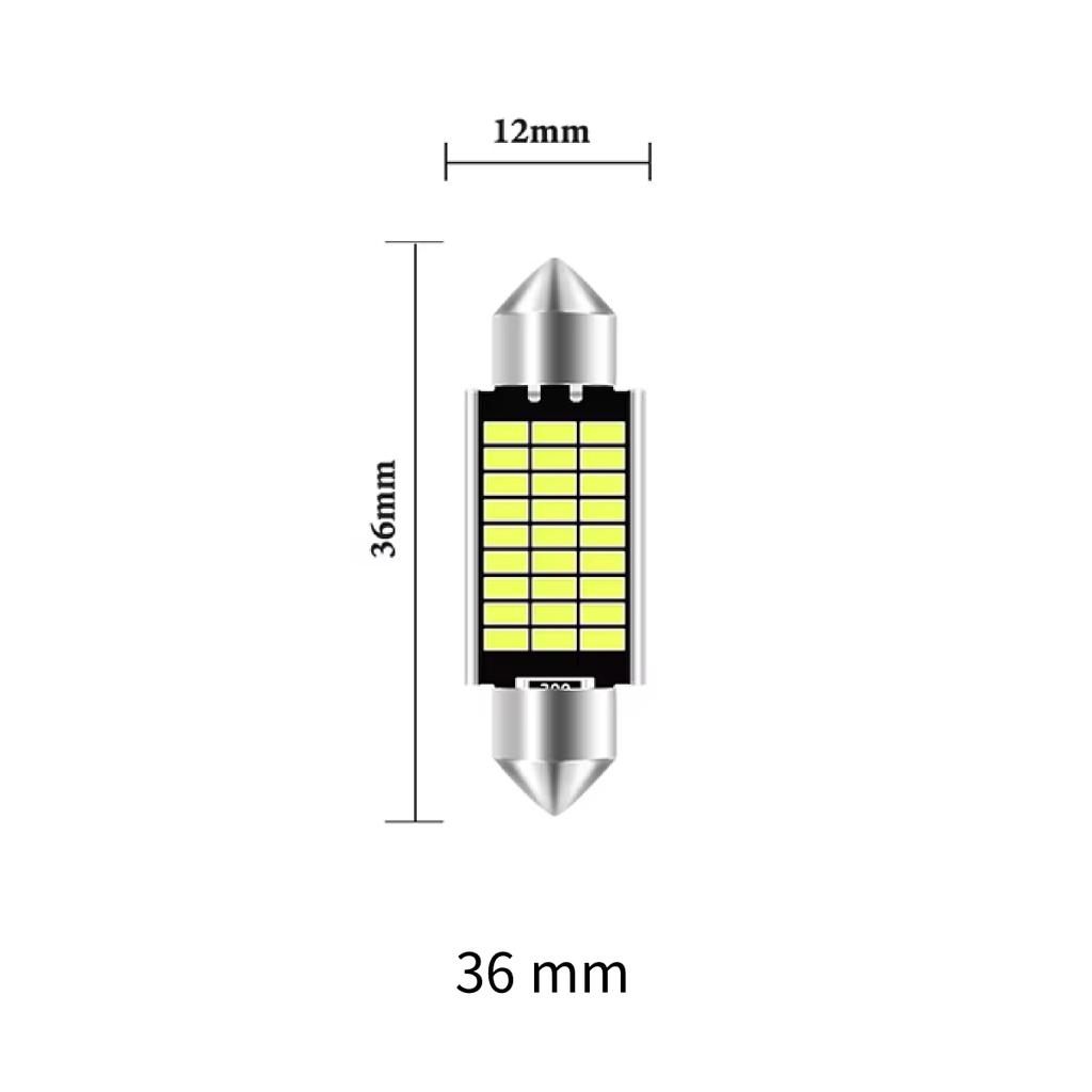 10x Led Festoon 41mm 39mm 36mm 31mm C5w Interior light Reading light Dome lights Canbus License plate light Camping light 12V