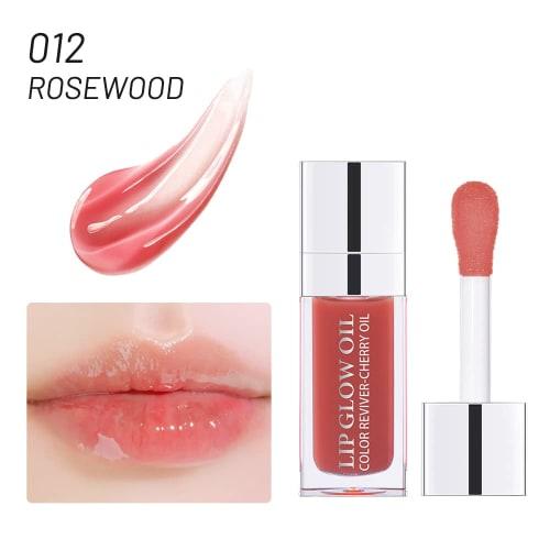 Moisturizing Lip Glow Oil My Glow Lip Oil Hydrating Lip Gloss Lip Gloss 6ml (012# ROSEWOOD)