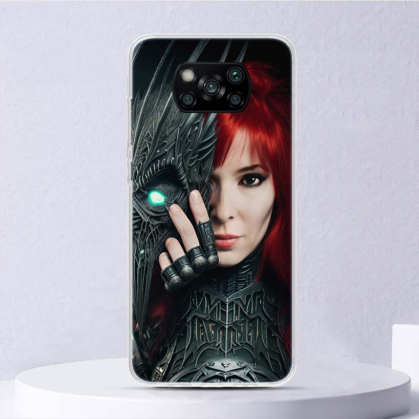 Mylene Farmer Soft Case For Xiaomi Poco X7 X6 X5 X4 X3 Nfc F7 Ultra F6 F5 Pro Phone Cover F4 Gt F3 M5S M4 M3 M5 M6 Coque