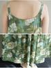 2025 Summer Cotton Linen Patchwork Long Dress with Large Hem and Slimming Fit
