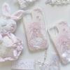 Sweet Girl Lolita Angel Transparent Shockproof Phone Case for iPhone 17 17E 16 15 14 13 12 11 Pro Max Feather Texture Back Cover
