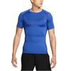 Nike Logo Print Training Breathable Short Sleeve Fitness Shirt Men tops Dark-Blue DD1993-480