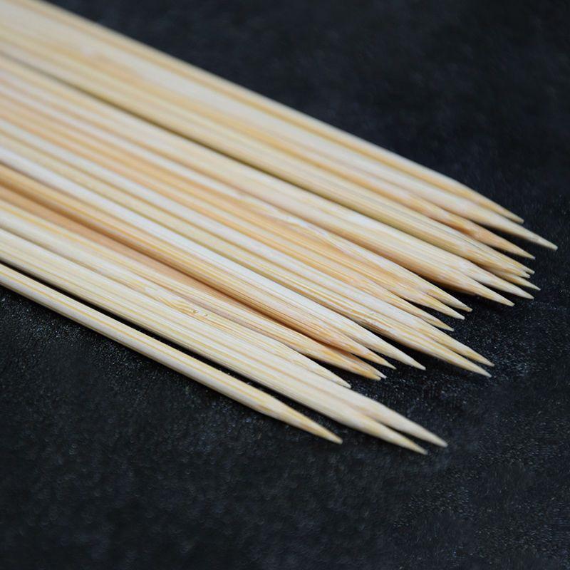 Disposable Bamboo BBQ Skewers for Sausages, Lamb, Bóbó Jī, Fried Skewers, and Tanghulu