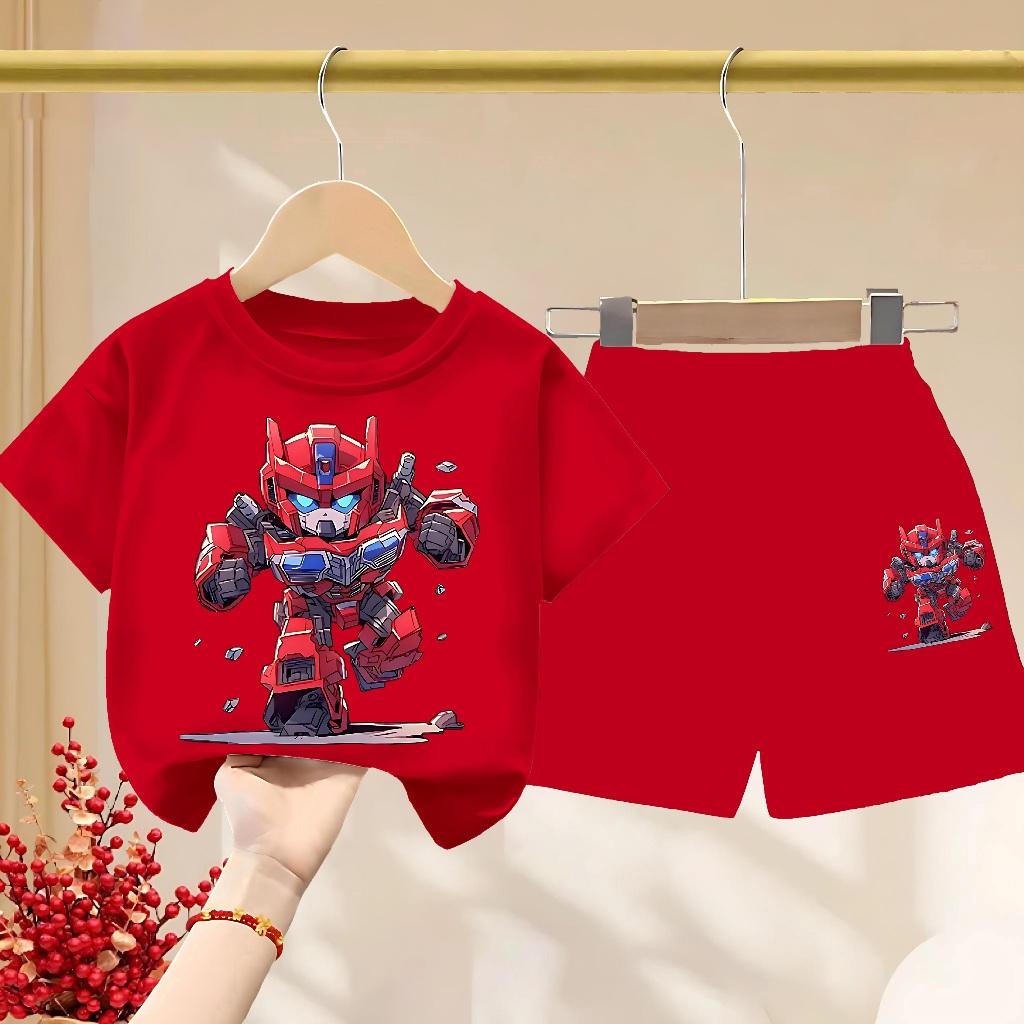 Boy Robot Shirt and Pants Clothing Set