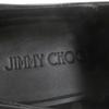 Bezvadné JIMMY CHOO Společenské boty hvězdné cvočky šněrovací černé Lakovaná kůže pánské 40.5 Použité