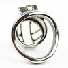 Male Chastity Device Urethral Lock Stainless Steel Cock Cage Cock Ring Penis Cage BDSM Adult Game Sex Toys For Men Chastity Belt