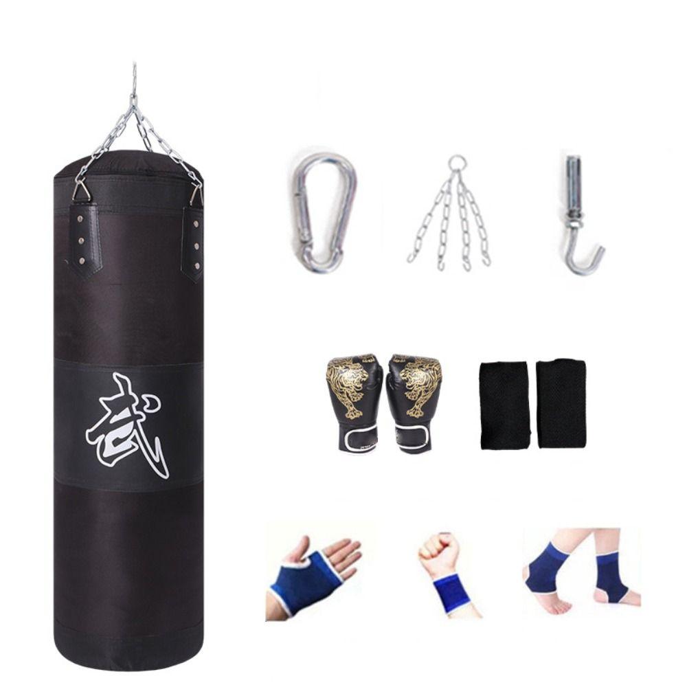 Oxford Cloth Boxing Sandbag PU Leather Training Bag Durable Punching Bag  Adult Kids