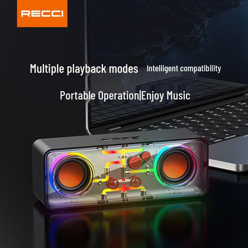 Recci RSK-W38 Portable Bluetooth Speaker CN plug (adapter included)