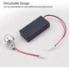 ZORZA 1Pcs Miniature LED Lights Battery Holder with On/Off Switch Flexible 10cm Wire for Fairy Garden & DIY Lighting Projects(Warm White Light)