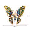 Butterfly Rhinestone Colorful Metal Lapel Brooch Pin Jewelry Women Gift