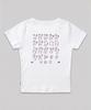 CHICKS Grid Horse Slim Short Sleeve T-Shirt White