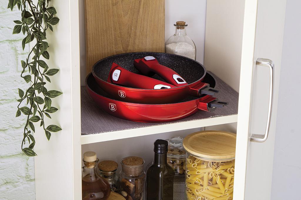 SET OF 3 GRANITE PANS BERLINGERHAUS BH-7053