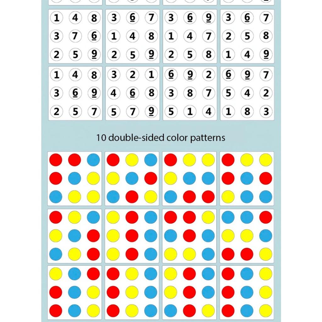Wooden Tighten The Screws Matching Challenge Table Game Montessori Color Number Cognition Pairing Puzzle Educational Toy Gifts