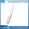 Lighted Stainless Steel Eyebrow Tweezers & Trimmer – Luminous Arrow Beauty Tool
