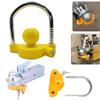 Car Trailer Coupler Lock Ball Cover Lock Yacht RV Connector Anti-theft Lock Heavy Duty Vehicle Truck Lorry Caravan Accessories