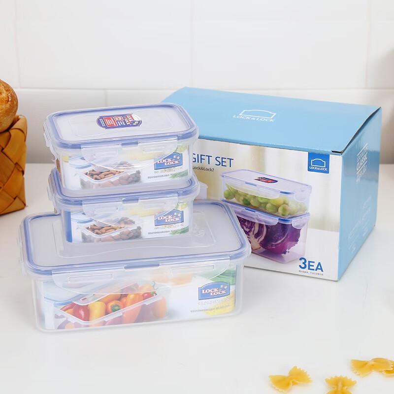 LocknLock 3-Piece PP Food Storage Container Set