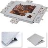 Children's Foldable Puzzle Table with Stand, Cover, and 6 Drawers - Soundproof Felt Board