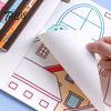 Thick Paper Coloring Sheets for Markers 2PCS Children Book, with 30 Pages, Drawing And Sketching Creative Activity Book Art Supplies, Portable
