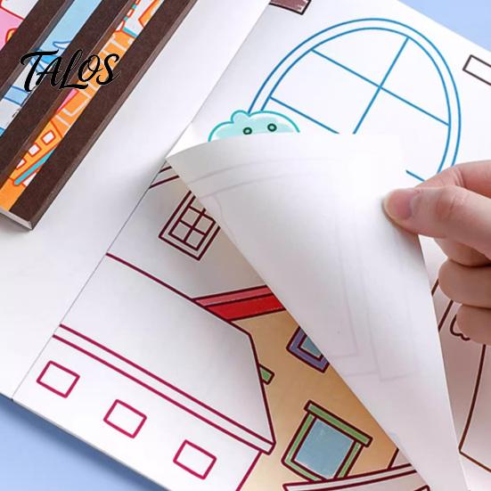 Thick Paper Coloring Sheets for Markers 2PCS Children Book, with 30 Pages, Drawing And Sketching Creative Activity Book Art Supplies, Portable