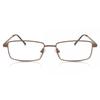 Full Rim Rectangle Brown Smartbuy Collection Leyton 510b Fashion Unisex Eyeglasses