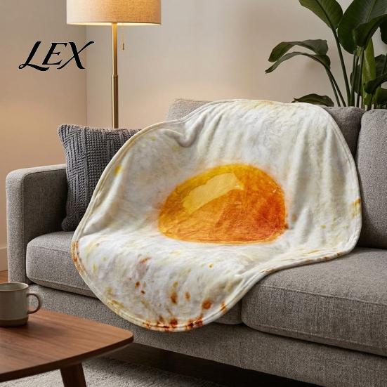 Portable Wrap for Camping Round Food Blanket, Realistic Themed Throw 59 Inch Novelty Waffle Pizza Breathable Warmth Dormitory Burrito Donut Wrap, Soft