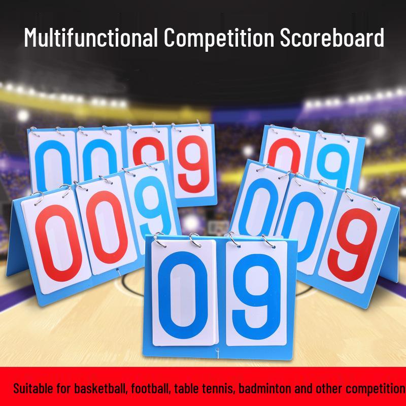 Second, Third, and Fourth Six-Digit Scoreboard for Basketball and Billiards - Two-Color Display.