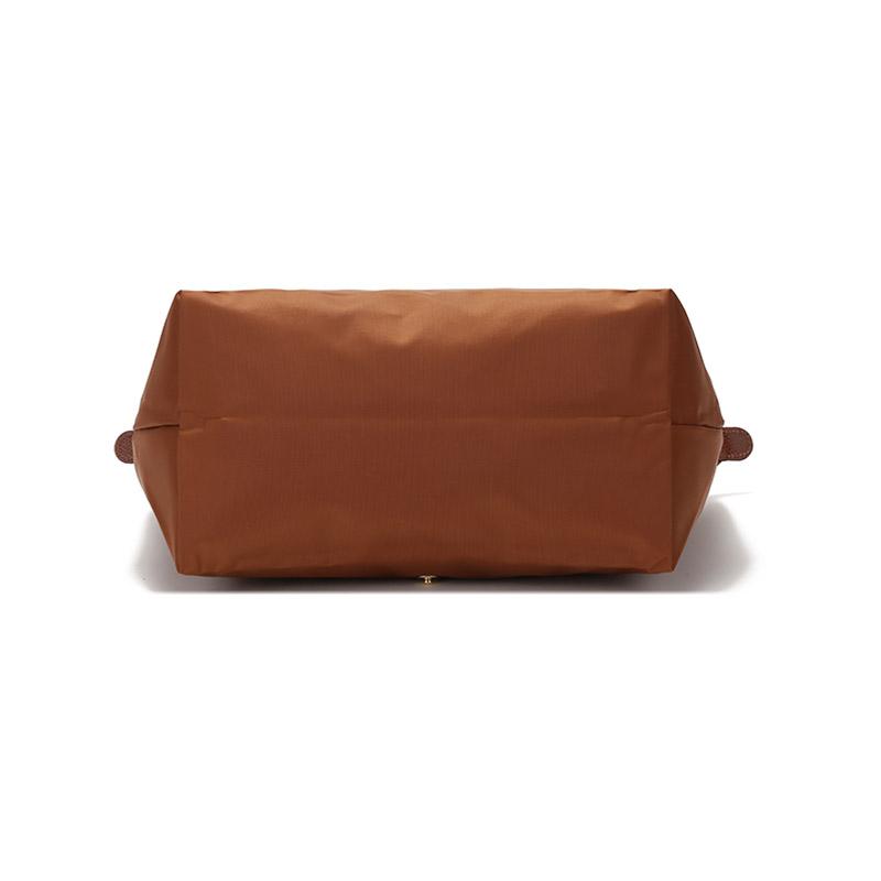 Longchamp Le Pliage 28 Classic Torba z płótna i skóry z długimi rączkami Damskie torby tote Brandy 2605089504