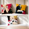 vintage manga emma aleksander V-Veil Kotteri cushion cover soft Pillow Case for Sofa Living Room Home Decor Protective Covers