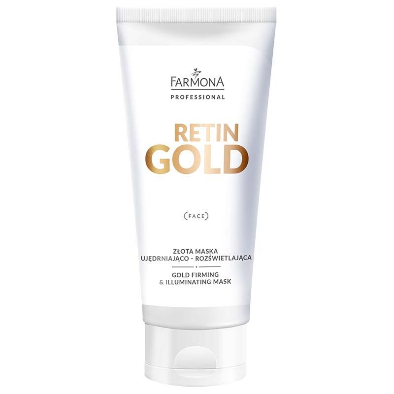 RETIN GOLD Maschera viso rassodante illuminante dorata Farmona 200ml