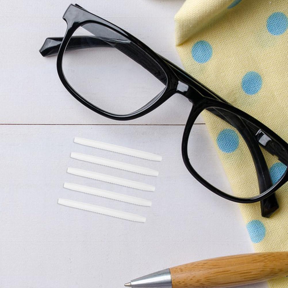 10Pairs Silicone Eyeglasses Temple Tips Anti Slip Ear Grips Arm Sleeves Sunglasses Retainer Glasses Ear Cushions