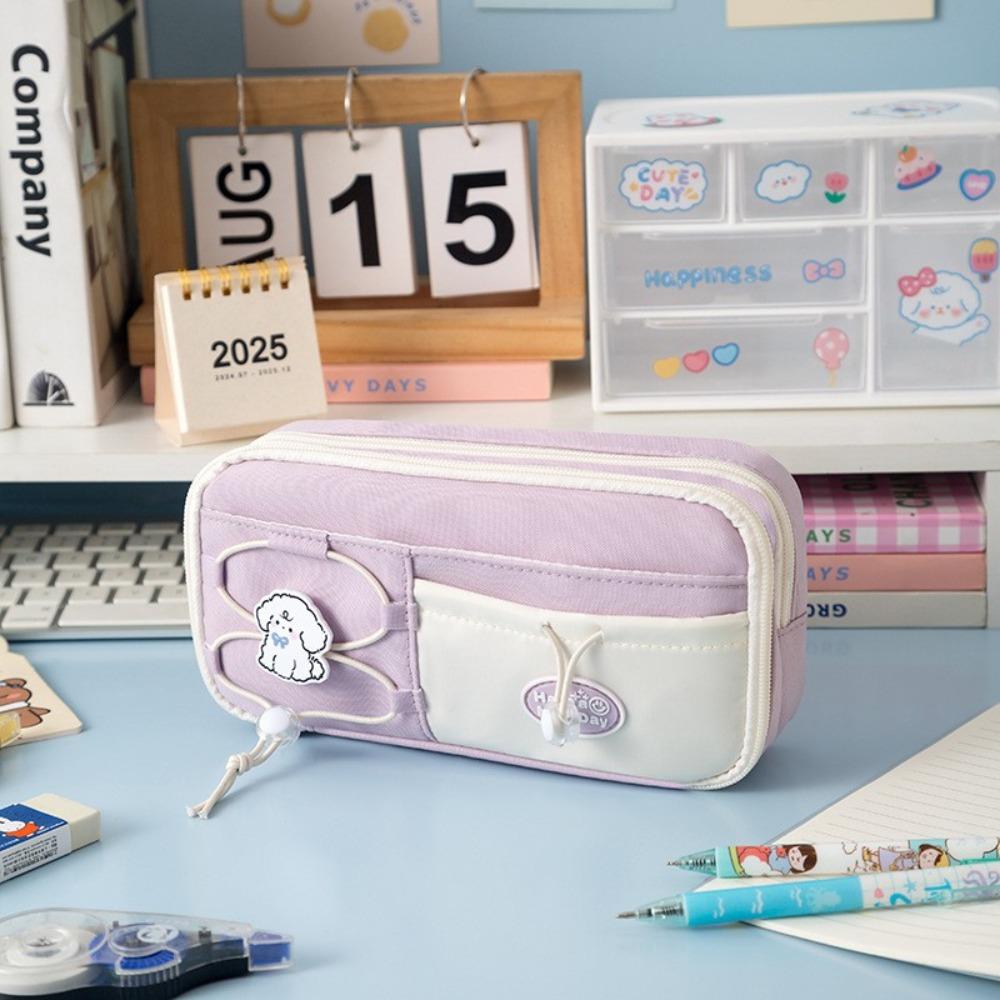 

Cartoon Nine Layer Pen Bag Large Capacity Dirt-proof Stationery Storage Bag Multifunctional Stationery Organizer Gift