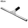 Professional Stainless Steel Window Squeegee Wear-resistant Durable Glass Cleaner Practical Rubber Wiper Blade Cleaning Tool