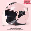 AD Unisex Electric Motorcycle Helmet - Winter Warmth, All-Season Safety, 3C Certified Half Helmet for Scooters