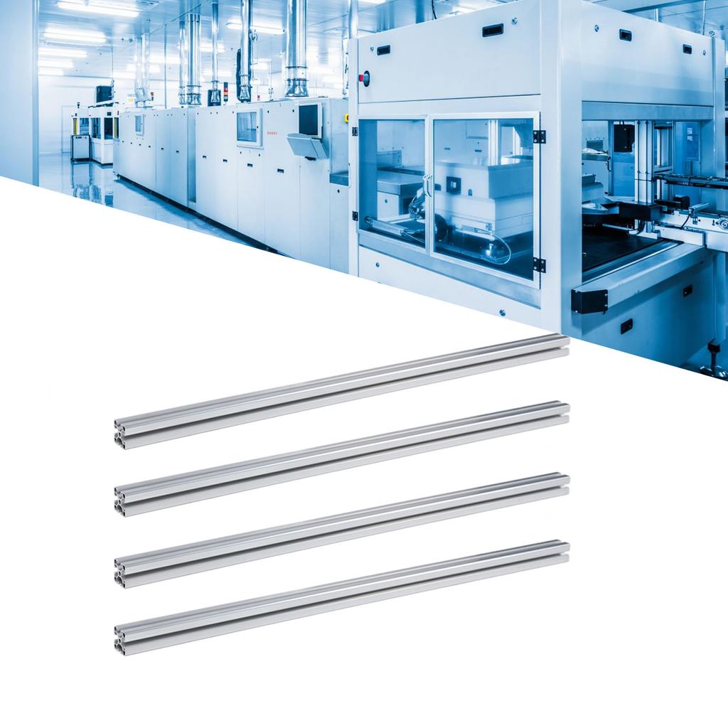 4Pcs Aluminum Extrusion 4040 T Slot Europn Standard Anodized Linr Rail 3D Print Part CNC 39.4in 1000mm