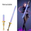 3D Printed Devil Hunter Lumi Sword with Symbol Role Play Props Party Carnival Costume Accessories Decorative Props