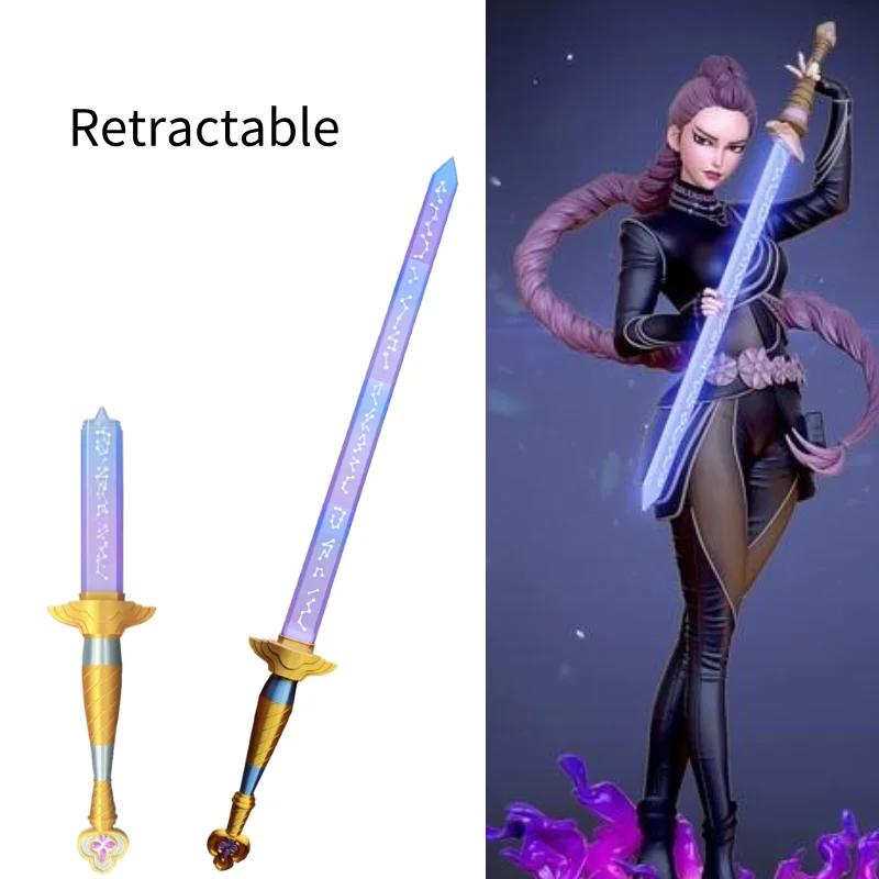 3D Printed Devil Hunter Lumi Sword with Symbol Role Play Props Party Carnival Costume Accessories Decorative Props