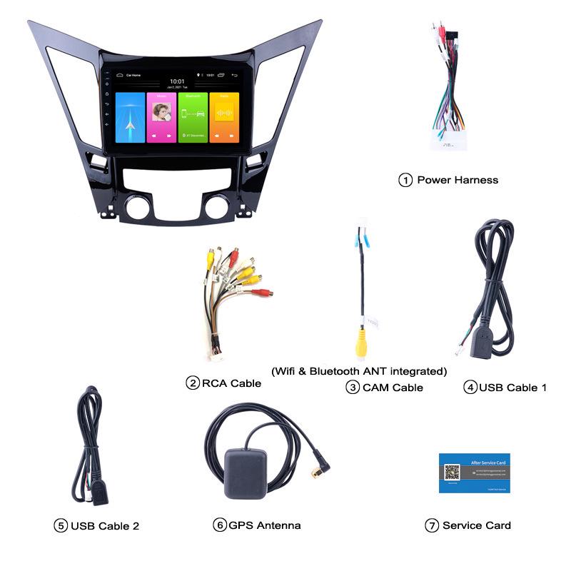 Android GPS Navigation System for 2010-2015 Sonata with Large Screen