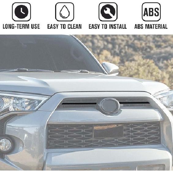 2x Rejilla Central Delantera Cubierta erts Accesorios Exteriores Moldura Para 4Runner +