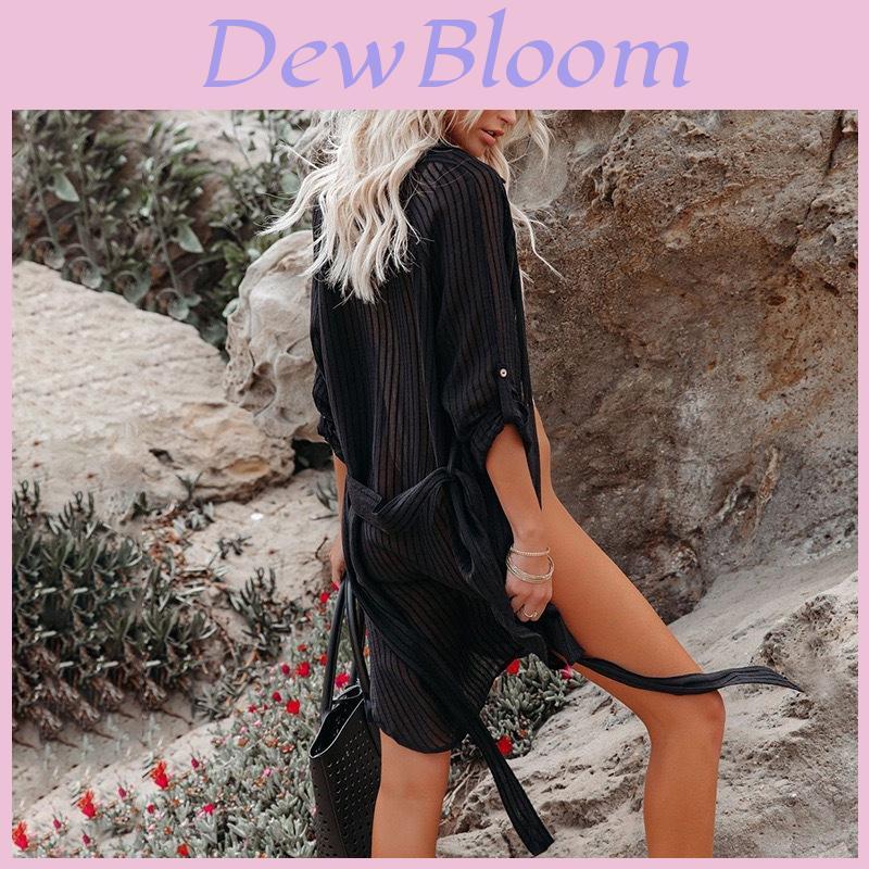 Polyester Beach Shirt With Long Sleeves For Summer Vacation And Sun Protection
