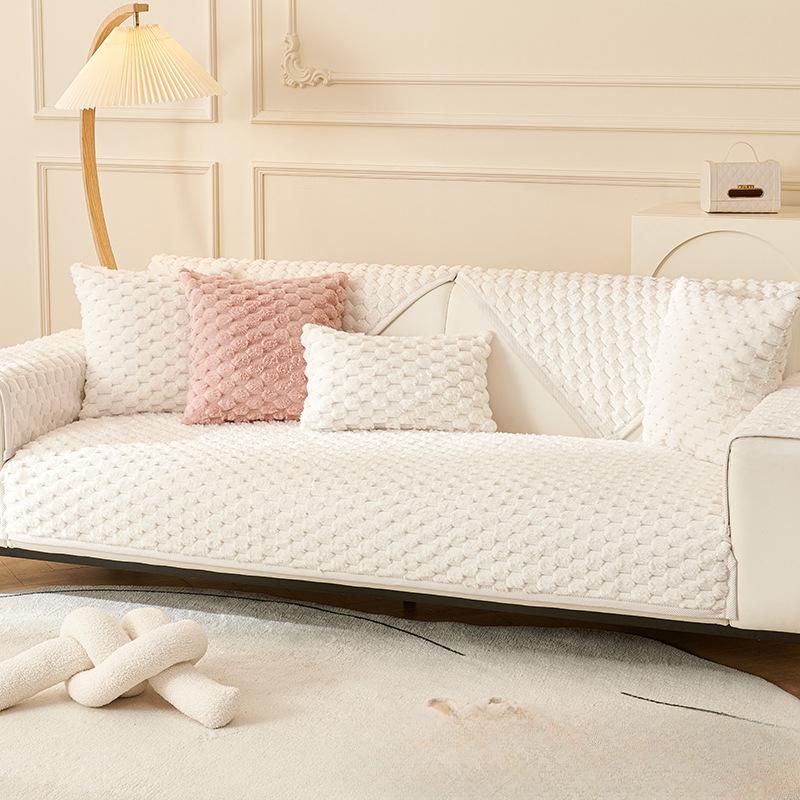 Sofa Cover Towel Anti-Scratching Winter Plush Cushion Cushion All-Inclusive Universal Sofa Cover Full Cover Blanket