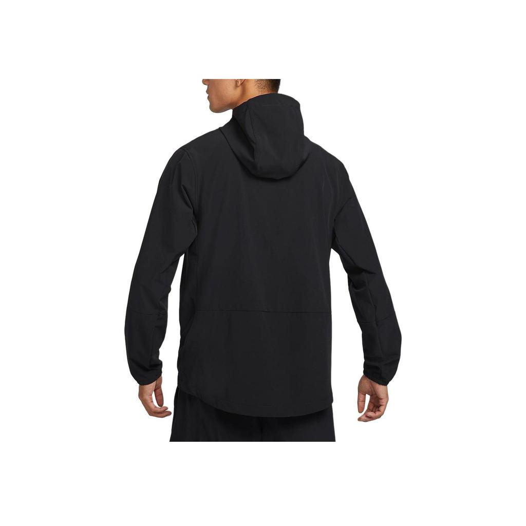 Nike Unlimited Swoosh Jacket Logo Hooded Zip Long Sleeve Coat Men Jackets Black Coal-Black FZ1071-010