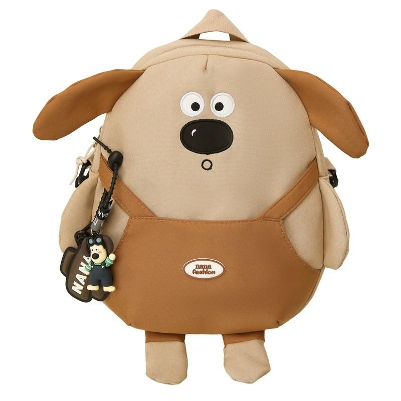 Pattern Cute Animal Dog Backpack For School With Breathable Air Cushion Straps Shoulder