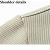 Heren Gewatteerde Warme Modieuze Veelzijdige Grote Maat Zwaargewicht Trui Zachte Kwaliteit Stof Ronde Hals Design Losse Casual Sport Lange Mouw