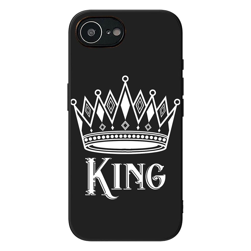 King Queen Lovers Crown Princess Phone Cover for Samsung Galaxy A06 A05 A14 A50 A51 A52 A12 A13 A23 A70 A07 A25 A26 A72 A56 Case