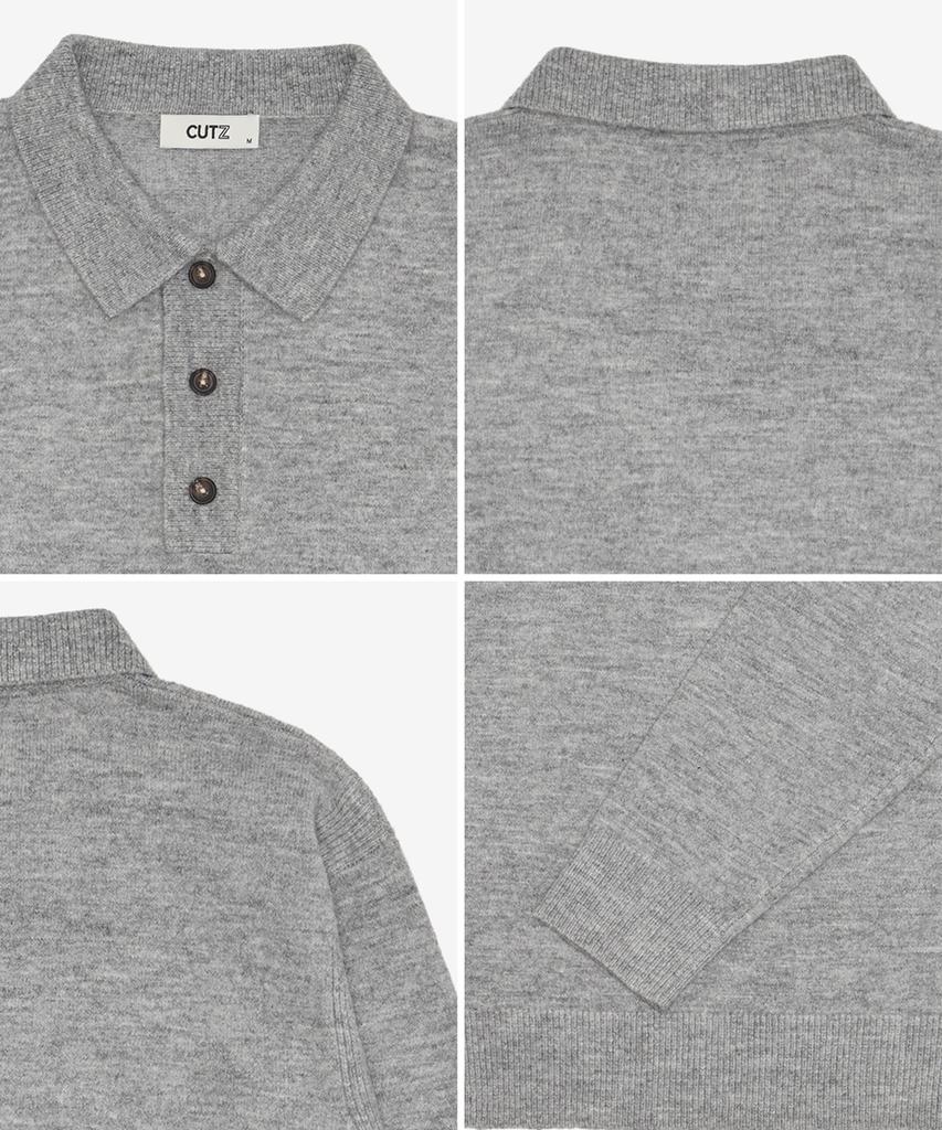 CUTZ Button Collar Knit - 3 Colors