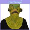 Máscara de Peixe Monstro de Látex para Halloween Com Luvas Para Fantasia Role Play e Eventos de Terror