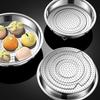 Stainless Steels Steamers Basket with Handle Food Strainer Basket Steaming Tray Steaming Grid Vegetable Steamers Rack
