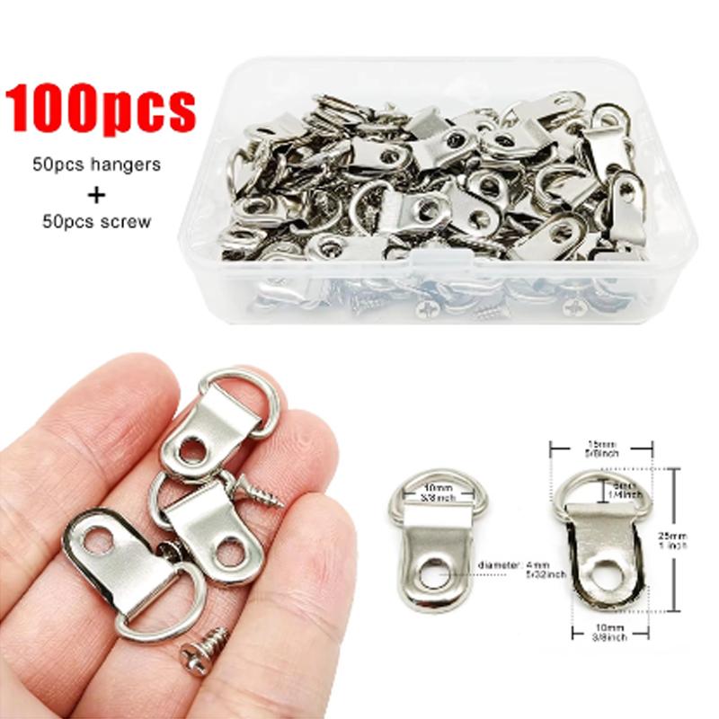 

100 шт. аксессуары для рамок для картин крючок для вышивки крестом крепление для масляной живописи крючок