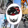 Bike Helmet Breathable Adjustable Bicycle for Biking Riding Bicycling Orange