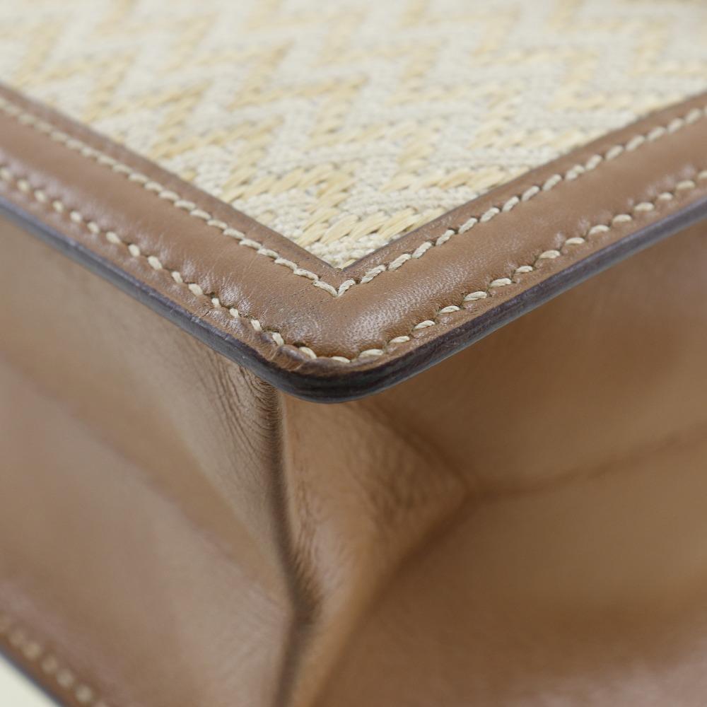 Hermes Vintage Shoulder Bag Canvas Women Used